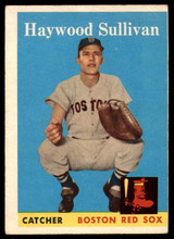 1958 Topps #197 Haywood Sullivan UER EX ID: 63542 1958 Topps #197 Haywood Sullivan UER EX ID: 63542