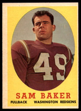 1958 Topps #34 Sam Baker NM 