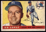 1955 Topps #109 Ed Lopat VG ID: 56891 1955 Topps #109 Ed Lopat VG ID: 56891