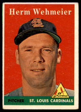 1958 Topps #248 Herm Wehmeier EX ID: 63819 1958 Topps #248 Herm Wehmeier EX ID: 63819