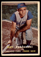 1957 Topps #218 Ray Jablonski EX Excellent 