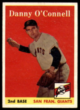 1958 Topps #166 Danny O'Connell EX