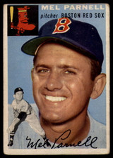 1954 Topps #40 Mel Parnell VG ID: 55396