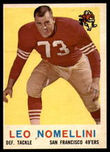 1959 Topps #19 Leo Nomellini VG/EX Very Good/Excellent 1959 Topps #19 Leo Nomellini VG/EX Very Good/Excellent