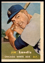 1957 Topps #375 Jim Landis EX Excellent RC Rookie ID: 99189 1957 Topps #375 Jim Landis EX Excellent RC Rookie ID: 99189