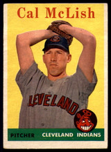 1958 Topps #208 Cal McLish EX ID: 63611 1958 Topps #208 Cal McLish EX ID: 63611