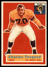 1956 Topps #54 Charles Toogood EX ID: 72065