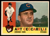 1960 Topps #156 Art Ceccarelli NM ID: 87439 1960 Topps #156 Art Ceccarelli NM ID: 87439