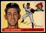 1955 Topps #73 Jack Shepard VG Very Good RC Rookie