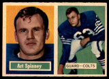 1957 Topps #17 Art Spinney NM ID: 84374 1957 Topps #17 Art Spinney NM ID: 84374