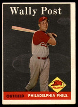 1958 Topps #387 Wally Post EX ID: 64412
