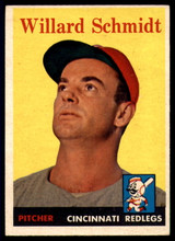 1958 Topps #214 Willard Schmidt EX ID: 63651 1958 Topps #214 Willard Schmidt EX ID: 63651