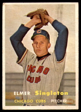 1957 Topps #378 Elmer Singleton EX ID: 62143