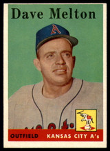 1958 Topps #391 Dave Melton EX RC Rookie ID: 64448