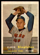 1957 Topps #378 Elmer Singleton EX ID: 62146 1957 Topps #378 Elmer Singleton EX ID: 62146