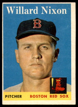 1958 Topps #395 Willard Nixon EX ID: 64466 1958 Topps #395 Willard Nixon EX ID: 64466