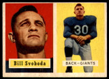 1957 Topps #153 Bill Svoboda DP EX RC Rookie ID: 72662