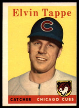 1958 Topps #184 Elvin Tappe UER EX ID: 63453