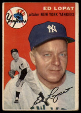 1954 Topps #5 Ed Lopat VG ID: 55266 1954 Topps #5 Ed Lopat VG ID: 55266