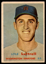 1957 Topps #386 Lyle Luttrell EX RC Rookie 1957 Topps #386 Lyle Luttrell EX RC Rookie