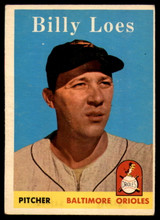 1958 Topps #359 Billy Loes EX ID: 52475 1958 Topps #359 Billy Loes EX ID: 52475