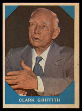 1960 Fleer #15 Clark Griffith NM ID: 53136