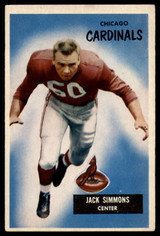 1955 Bowman #27 Jack Simmons EX/NM ID: 70434