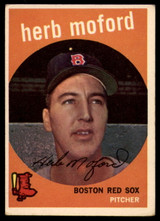 1959 Topps #91 Herb Moford EX++ RC Rookie ID: 66114 1959 Topps #91 Herb Moford EX++ RC Rookie ID: 66114