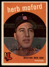 1959 Topps #91 Herb Moford EX++ RC Rookie ID: 66124 1959 Topps #91 Herb Moford EX++ RC Rookie ID: 66124