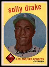 1959 Topps #406 Solly Drake EX/NM ID: 68980
