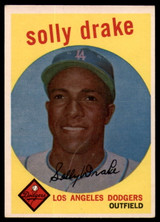 1959 Topps #406 Solly Drake EX/NM ID: 68989