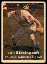1957 Topps #47 Don Blasingame VG Very Good 