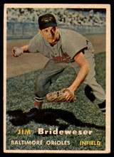1957 Topps #382 Jim Brideweser VG/EX ID: 62170 1957 Topps #382 Jim Brideweser VG/EX ID: 62170