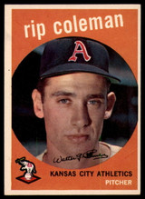 1959 Topps #51 Rip Coleman EX++ ID: 65759