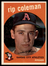 1959 Topps #51 Rip Coleman EX++ ID: 65767