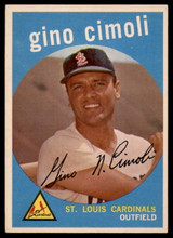 1959 Topps #418 Gino Cimoli EX/NM ID: 69130