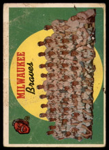 1959 Topps #419 Braves Checklist 353-429 G/VG 1959 Topps #419 Braves Checklist 353-429 G/VG