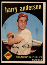 1959 Topps #85 Harry Anderson EX ID: 66072