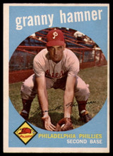 1959 Topps #436 Granny Hamner EX/NM ID: 69403