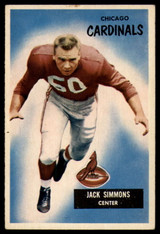 1955 Bowman #27 Jack Simmons EX++ ID: 70436 1955 Bowman #27 Jack Simmons EX++ ID: 70436