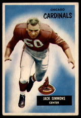 1955 Bowman #27 Jack Simmons EX++ ID: 70437 1955 Bowman #27 Jack Simmons EX++ ID: 70437