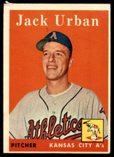 1958 Topps #367 Jack Urban VG/EX RC Rookie 1958 Topps #367 Jack Urban VG/EX RC Rookie