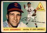 1955 Topps #21 Alex Grammas UER VG ID: 56369