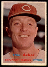 1957 Topps #219 Tom Acker VG/EX RC Rookie