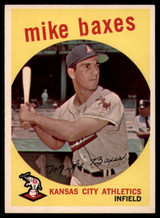 1959 Topps #381 Mike Baxes EX/NM ID: 68677 1959 Topps #381 Mike Baxes EX/NM ID: 68677