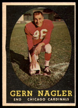 1958 Topps #60 Gern Nagler EX/NM ID: 91719 1958 Topps #60 Gern Nagler EX/NM ID: 91719