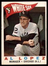 1960 Topps #222 Al Lopez MG EX/NM  ID: 87628