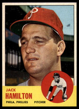 1963 Topps #132 Jack Hamilton EX/NM  ID: 97108