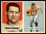 1957 Topps #87 Duane Putnam EX/NM RC Rookie 1957 Topps #87 Duane Putnam EX/NM RC Rookie