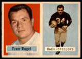 1957 Topps #27 Fran Rogel EX/NM ID: 72307 1957 Topps #27 Fran Rogel EX/NM ID: 72307